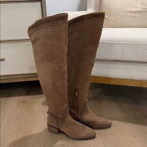 Vince Camuto Women’s Brown Suede Over-the-Knee Boots size 9